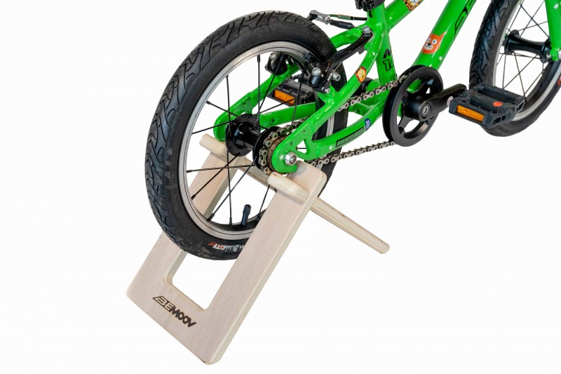 Bike Stand in wood for children s bikes